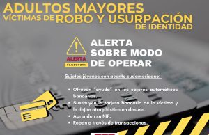 ¡Cuidado! Nuevo modus operandi para apropiarse de tarjetas bancarias de adultos mayores