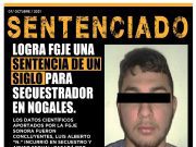 Logra FGJE un siglo de sentencia para secuestrador en Nogales