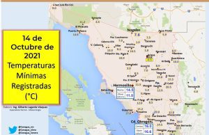 Sonora tiene el primer amanecer bajo cero de la temporada: Conagua