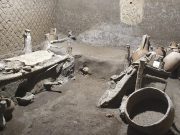 Descubren antigua habitación de esclavos en Pompeya