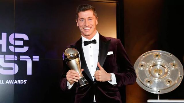 Robert Lewandowski y Alexia Putellas reciben el premio The Best