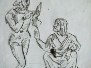 Subastaran dibujo hecho por Paul Cézanne
