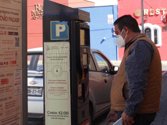 Realizarán consulta sobre parquímetros en Centro Histórico de Puebla