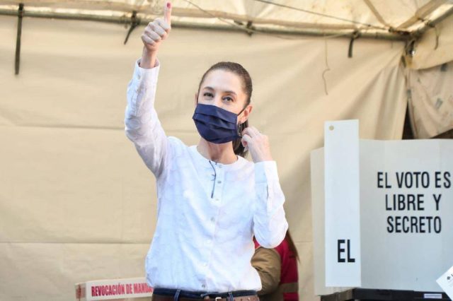 La ciudad es “Obradorista”: Sheinbaum tras consulta