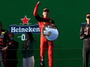 Leclerc gana el GP de Asutralia; Checo queda en segundo
