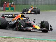 Verstappen y Checo hacen el “1, 2” en Imola