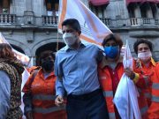 Otorgarán bonos extras a “naranjitas” por limpiar la ciudad de Puebla