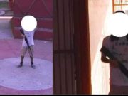 Rockero se toma fotos con arma en el campus de la Unison para promover a su banda