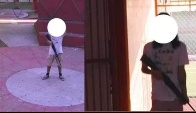 Rockero se toma fotos con arma en el campus de la Unison para promover a su banda