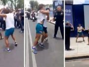 Maestro y alumno de la ESIME protagonizan pelea a golpes en la calle