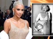 Kim Kardashian usó el mismo vestido que Marilyn Monroe en la Met Gala
