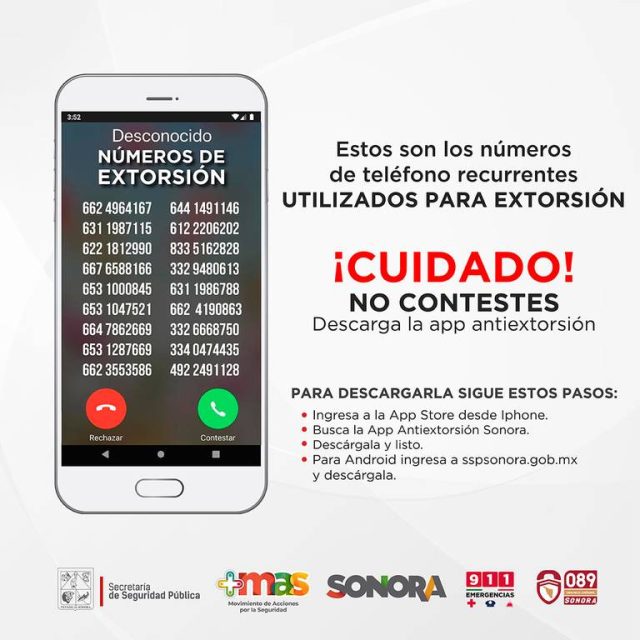 Defraudadores siguen haciendo de las suyas con llamadas de extorsión
