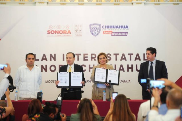 Sonora y Chihuahua firman megaproyecto carretero