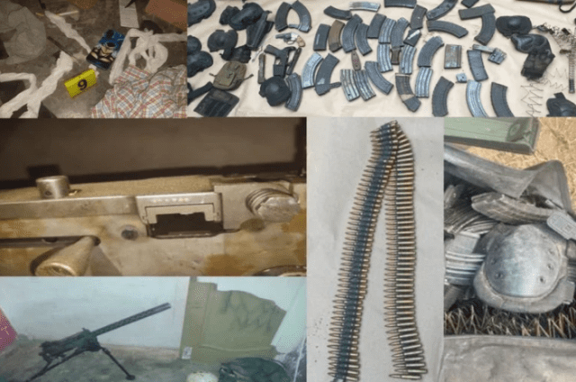 Autoridades decomisan arsenal a presuntos delincuentes