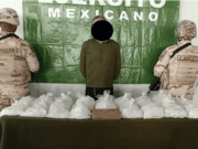 Más de 30 kilos de metanfetamina asegurados en carretera de Sonora