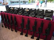 Armamento decomisado será entregado a policías municipales en Sonora
