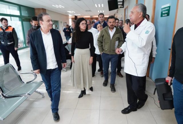 Autoridades recorren y supervisan Hospital IMSS-Bienestar Cananea
