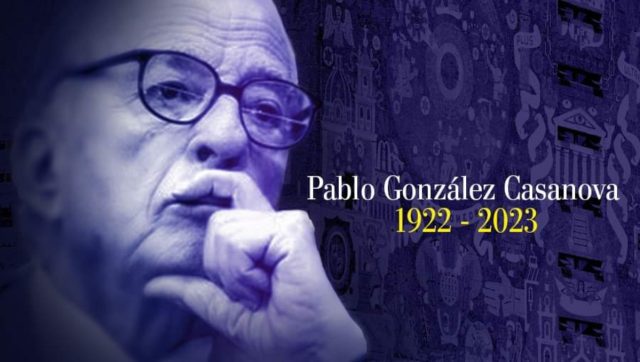 Muere Pablo González Casanova, creador del CCH, a los 101 años