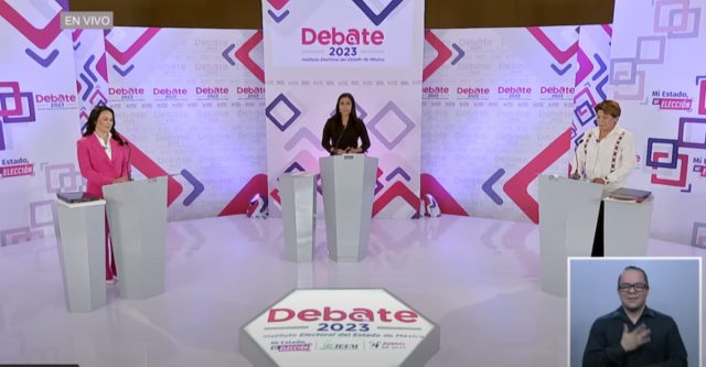 Edomex: Así fue el segundo debate entre Delfina Gómez y Alejandra del Moral
