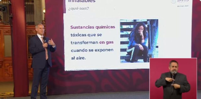 Inhalantes: la droga usada por los más pobres, según López-Gatell