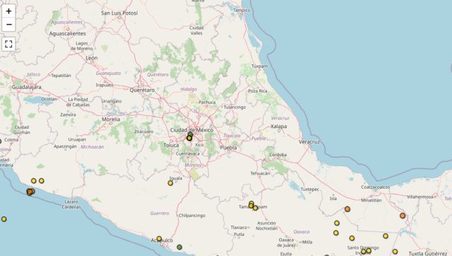 Ayer se registró un sismo con epicentro en la alcaldía Magdalena Contreras