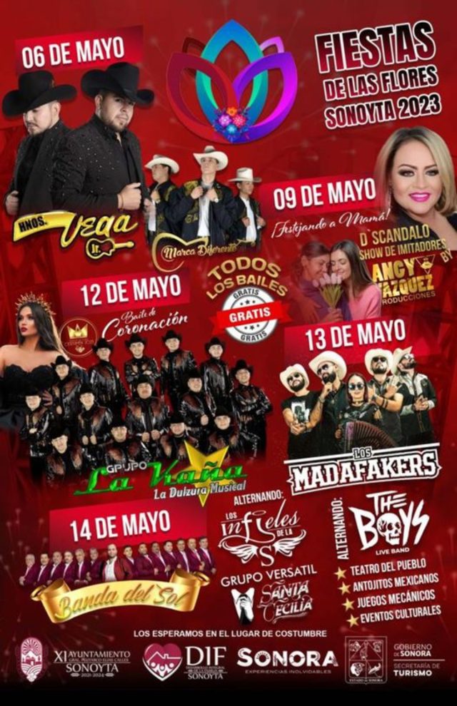 ¡Llega la Fiesta de las Flores 2023, en Sonoyta, Sonora!