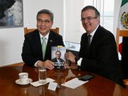 Marcelo Ebrard se reunió con el canciller surcoreano, Park Jin