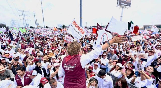 La maestra Delfina Gómez concluye gira por los municipios mexiquenses en camino a las elecciones