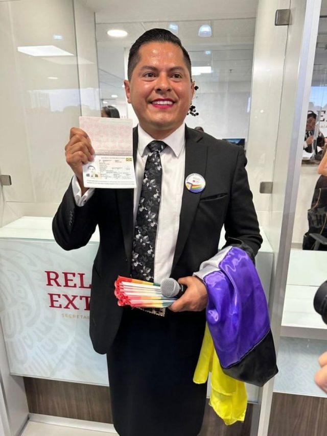 ¡A la par de Australia! México emite el primer pasaporte no binario