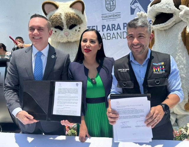 Tres alcaldías de la CDMX firman convenio en beneficio de perros y gatos abandonados