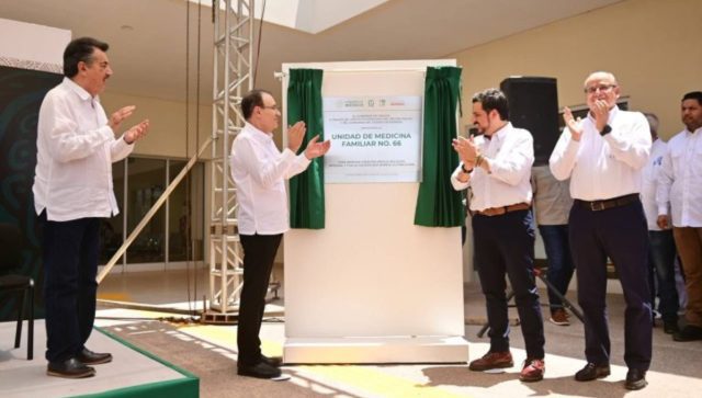 Inauguran nueva Unidad de Medicina Familiar del IMSS en Cd. Obregón