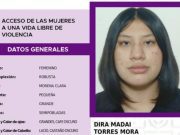 Se busca a Dira Madai Torres Mora de 17 años de edad