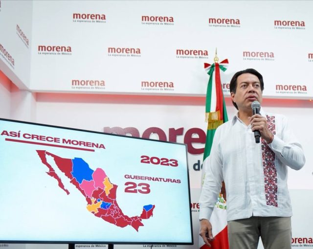 Morena crece, 91 millones de mexicanos son gobernados por nuestro movimiento: Mario Delgado