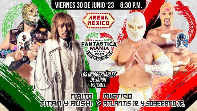 ¡Fantástico festejo, la Arena México será infernal! ¡Por primera vez en México, llega Fantasticamanía!
