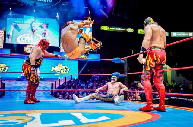 Titán, Panterita del Ring Jr se imponen a Mephisto, Euforia y Dragón Rojo Jr