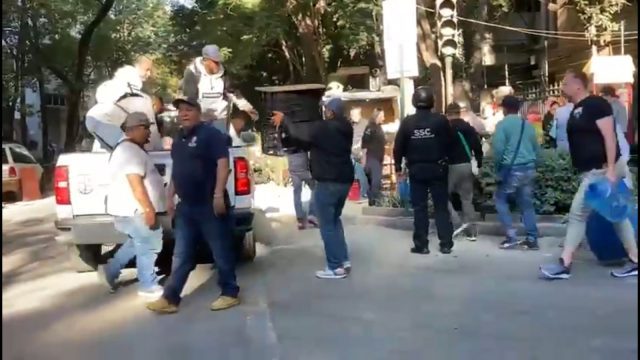 Retiran ambulantes de Zona Rosa en la Cuauhtémoc