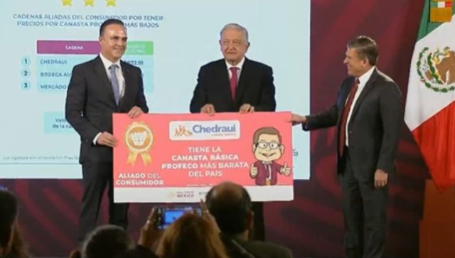 Gobierno de México reconoce a los tres supermercados con precios más bajos