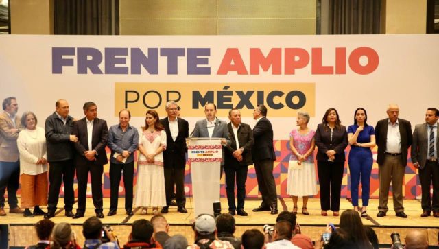 Aspirantes del Frente Amplio por México se bajan de la contienda por irregularidades