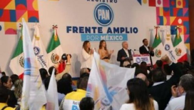 Xóchitl Gálvez y Santiago Creel se registran como aspirantes para elecciones 2024