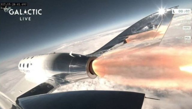 Virgin Galactic anuncia su segundo vuelo espacial comercial