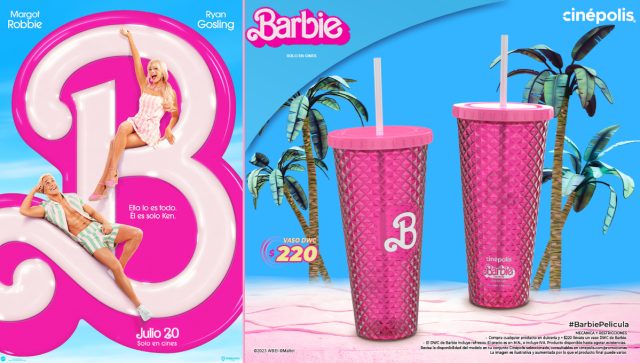 Usuarios reportan que vasos de Barbie ni siquiera llegaron a cines