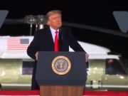 Previo a comparecer ante el tribunal en Washington, Trump emite declaraciones