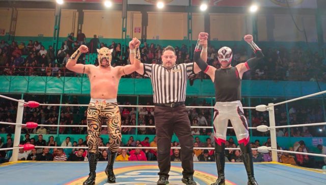 Se realiza la eliminatoria para el Campeonato Nacional de peso Ligero en la Arena Puebla