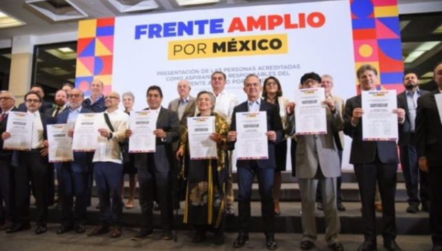 Concluye la recolección de firmas del Frente Amplio por México