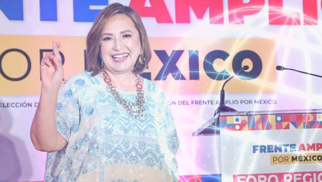 Xóchitl Gálvez recibe constancia como candidata del Frente Amplio por México