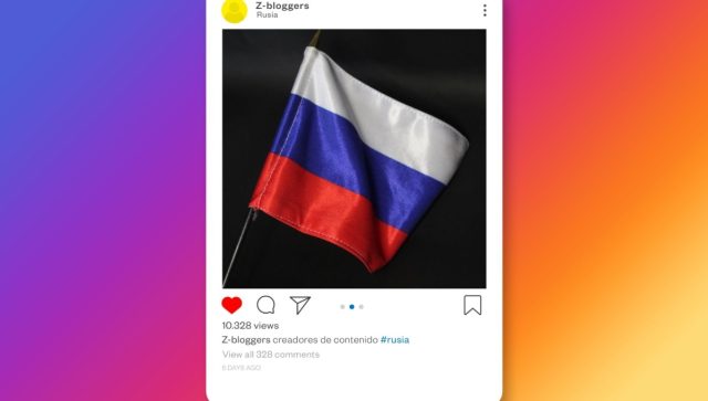 Influencers de guerra en Rusia monetizan sus contenidos como corresponsales