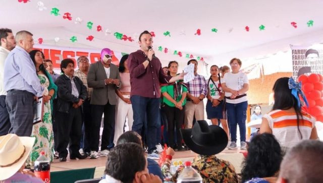 Faruk Take lleva a Coyoacán mensaje de unidad de Ricardo Monreal