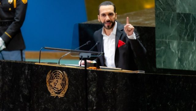 Nayib Bukele afirma en Naciones Unidas que El Salvador es el país más seguro