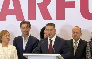 García Harfuch realizó su registro como aspirante a la jefatura de Gobierno de la CDMX