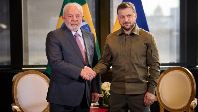 Lula da Silva y Volodímir Zelenski se encuentran por primera vez en la ONU